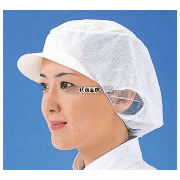 日本メディカルプロダクツ エレクトネット帽 (20枚入) EL-402W M ホワイト 頭回り:63cm ユニフォーム No.4797600