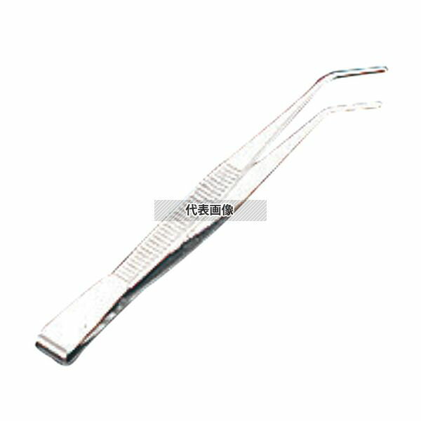 18-0(ステンレス) 先曲 ピンセット 21cm ピンセット No.4876000