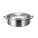 アルミ バリックス 外輪鍋 (磨キ仕上ゲ) 30cm 6.8L φ330 ガス専用 No.4976601