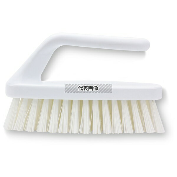 【10個セット】カーライル アイロンハンドルブラシ 40024-EC02 ホワイト 幅60×全長150 ブラシ No.5209601