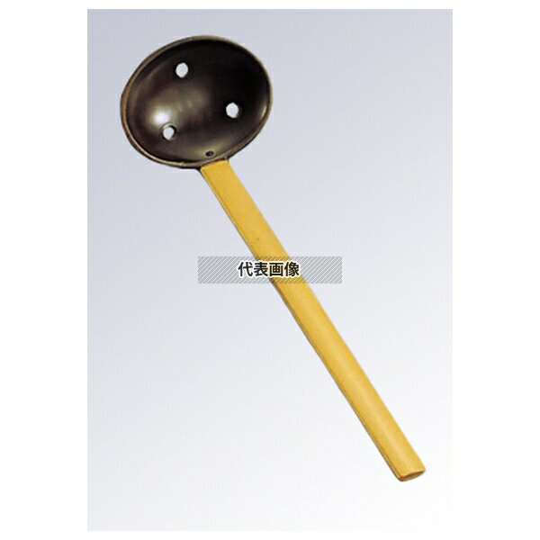 【2個セット】田舎塗杓子 穴明 大 86×70×283 27-604L 70×86×230 卓上鍋/焼物用品 No.5264300