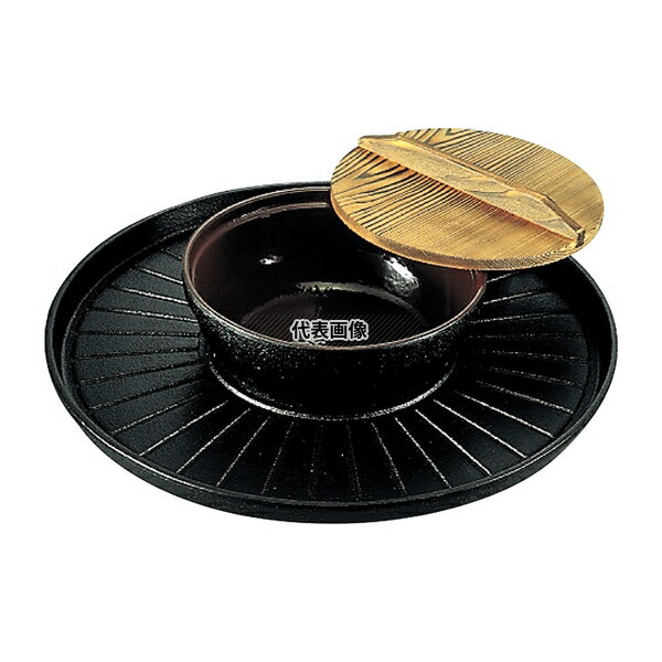 SN 鉄 焼きしゃぶ鍋 35cm 0.7L 350×H75 卓上鍋/焼物用品 No.5269600