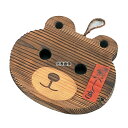 萬洋 焼杉 鍋敷 クマ 34-117L 165×145×H20 卓上鍋/焼物用品 No.5279100