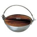 本間製作所 K アルミ鍋 (木ブタ付) 15cm 0.65L φ186×H74 卓上鍋/焼物用品 No.5358300