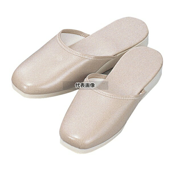 スリッパ (白厚底) S-320 L ベージュ (06) 27cm スリッパ No.5788600