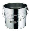 18-8(ステンレス) ツル付 バケット 18L 18L φ300×H345 バケツ No.5895400