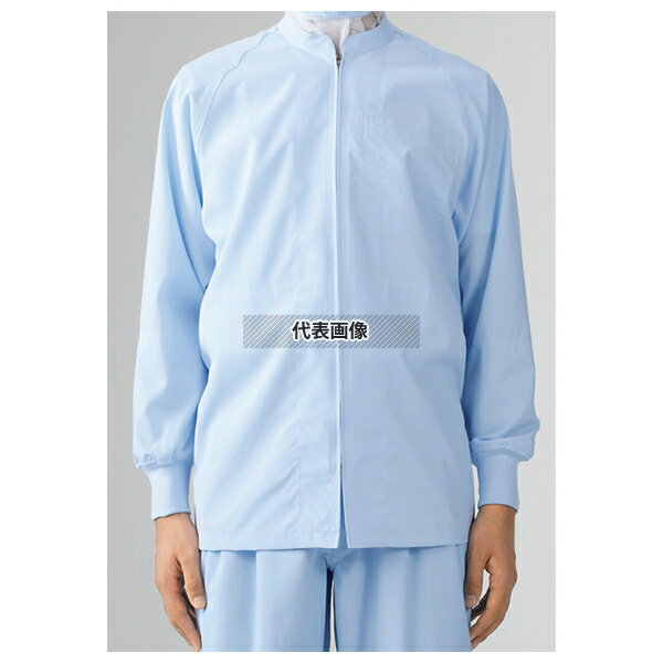住商モンブラン 男女兼用ブルゾン (長袖) 8-423 ブルー L 着丈75×胸囲112×裄丈83(cm) ブルゾン No.6028170