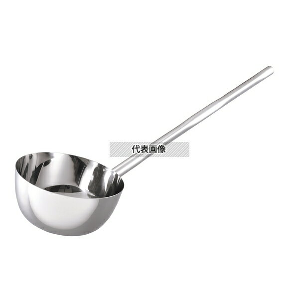 【2個セット】神子島製作所 18-8(ステンレス) 長柄付ひしゃく楕円グリップ 15cm (1.15L) 柄長75cm 1150cc 柄:75cm ひしゃく No.6029420