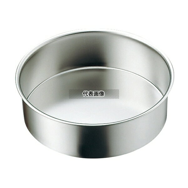 【10個セット】EBM(江部松) 18-8(ステンレス) 浅型 デコレーション型共底12cm H55mm デコレーション型 No.6245900 2