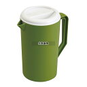 EBM(江部松) ウォーターピッチャー 抗菌剤入 グリーン 2.3L 190×H225 カフェ/サービス用品/トレー No.6320200