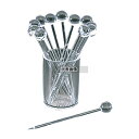 アクリル カクテルピックセット (12本入) 4451 100 楊枝 No.6756000