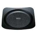 若泉漆器 渕丸角皿 黒石目 220×220×H30 皿 No.6817950