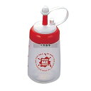 プッシュミーフレッシュ L (400ml) 赤 400ml φ66×200 ディスペンサー/ドレッシングボトル No.6912600