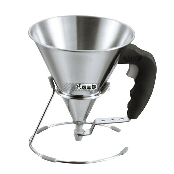 デバイヤー ステンレス ミニピストン ファンネル 3353.00 0.8L φ150×H155 ディスペンサー/ドレッシング..