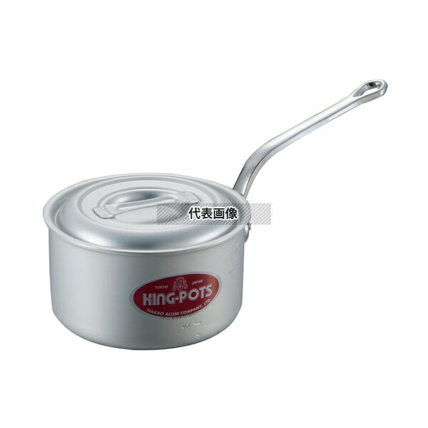 NAKAO(中尾) キングアルマイト 深型 片手鍋 (目盛付) 15cm 1.6L φ164 ガス専用 No.7261900