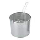 YUKIWA(三宝) UK 18-8(ステンレス) パンチング ボイルバスケット 両手 24cm φ240×H210 ピザ/パスタ No.7305600