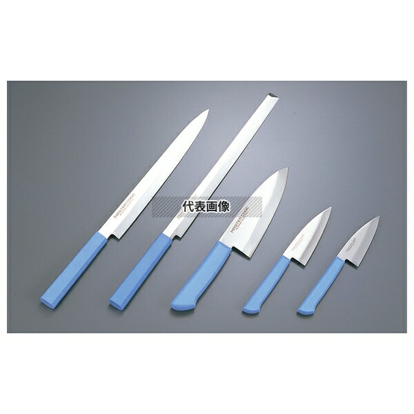 マスターコック 抗菌カラー庖丁 柳刃 MCYK210 ホワイト 全長:354 柳刃 No.7382610