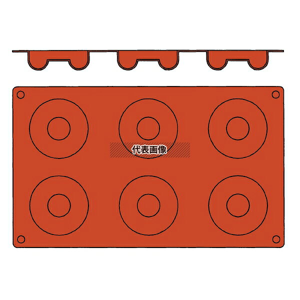 ガストロフレックス サバラン L (1枚) 2579.28 (6ヶ取) 300×175 焼き型 No.7385500