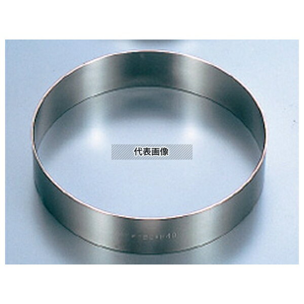 EBM(江部松) 18-8(ステンレス) アルゴン溶接 丸型 ケーキリング φ240×H50 φ240×H50 ケーキリング No.7402900