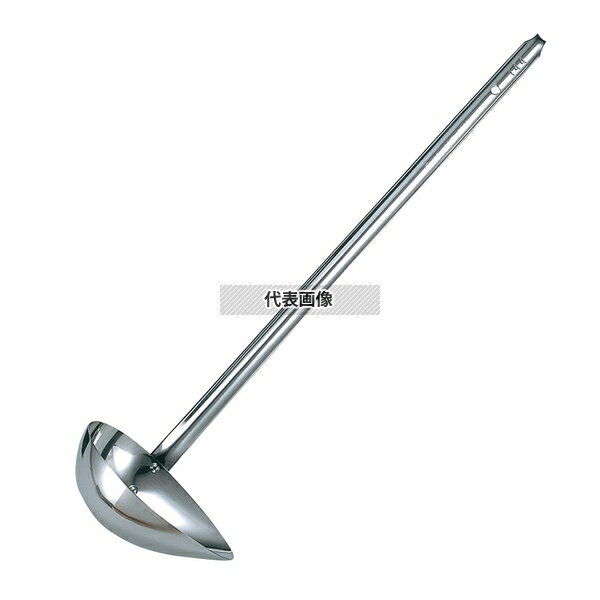 玉虎堂製作所 18-8(ステンレス) 長柄 横口サービスレードル 144cc (375mm) 144cc 84×113×375(柄長) レ..