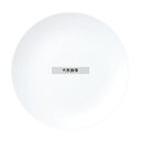 おぎそチャイナ ミート皿 19cm 3283 ホワイト φ190×H24 No.7628490