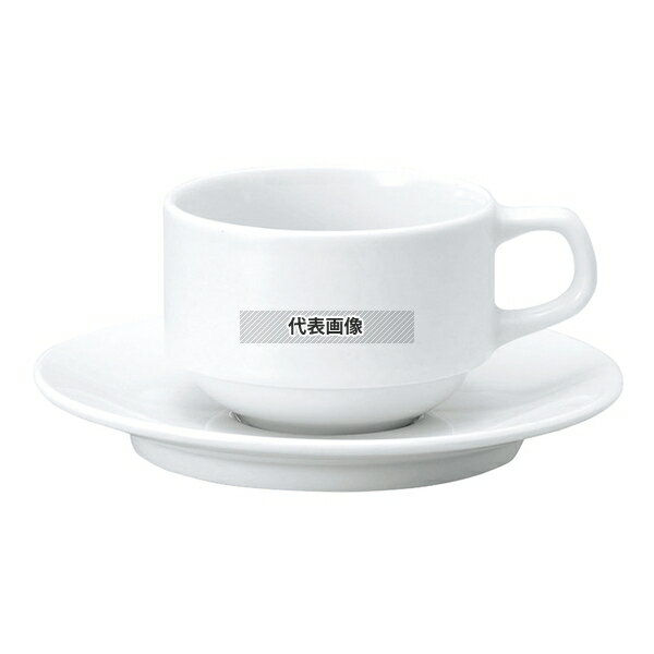 おぎそチャイナ スタックコーヒー 4628 ホワイト 200cc φ82×H58 No.7628650