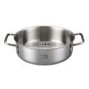 EBM(江部松) Gastro 443 外輪鍋 (蓋無) 24cm 3.6L φ255×H80 IH/ガス兼用鍋 No.7686200