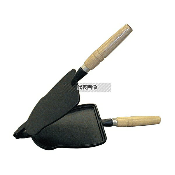 池永鉄工(IK) 鋳鉄 大阪いか焼器 175×200×380(木柄含む) お好み焼/たこ焼/鉄板焼関連 No.7819701