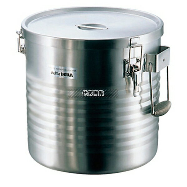 サーモス サーモス 18-8(ステンレス) 保温食缶 シャトルドラム JIK-W14 14L φ313×φ231×H215 運搬/ケータリング No.8051200