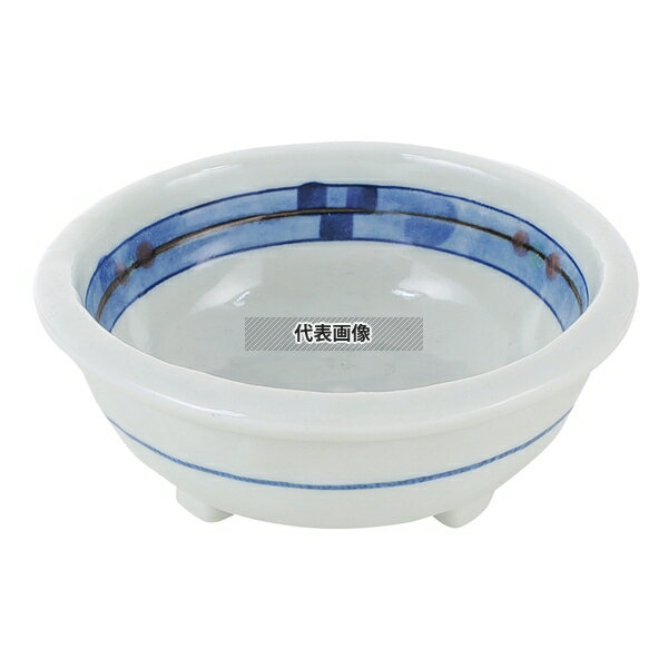 江部松商事 和食器コレクション キューヴ 三ッ足鉢 4寸 φ128×H54 和/洋/中 食器 No.8180990(3.0)