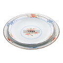 江部松商事 和食器コレクション 赤絵花 丸皿5寸 φ165×H25 和/洋/中 食器 No.8181410