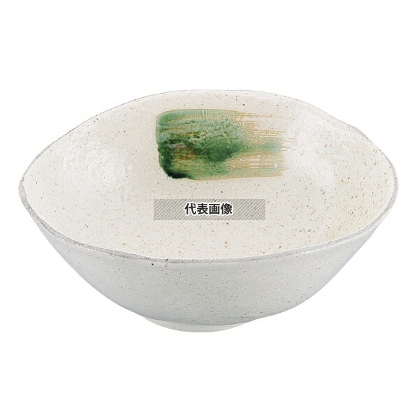 江部松商事 和食器コレクション 筆織部 変形大鉢 242×205×H90 和/洋/中 食器 No.8181530