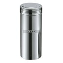 18-8(ステンレス) 穴ナシ 調味缶 特大 600ml φ72×H180 調味缶 No.8222000