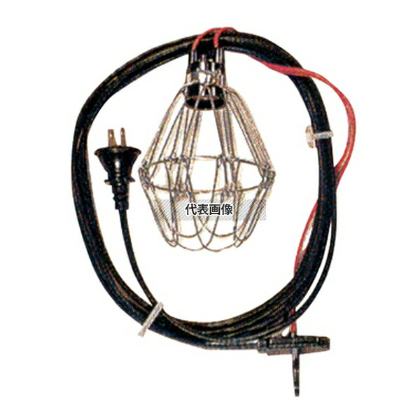 ビニール提灯用ソケットコード 8648 コード3メートル仕様 コード長さ:3m 店舗備品/インテリア No.8317100