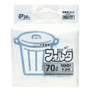 日本サニパック ゴミ袋フォルタ 半透明 (100枚入) 70L F-7H 70L 800×900 清掃/衛生用品 No.8542610