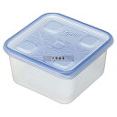 業務用 ジップロックコンテナー 正方形 1100ml 10個入 1個:1100ml 1個:156×156×H83 保存容器 No.8779800