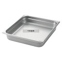 EBM(江部松) 18-8(ステンレス) ホテルパン補強重なり防止付 1/4 100mm 2144 2.7L 265×162 ホテルパン No.8844201