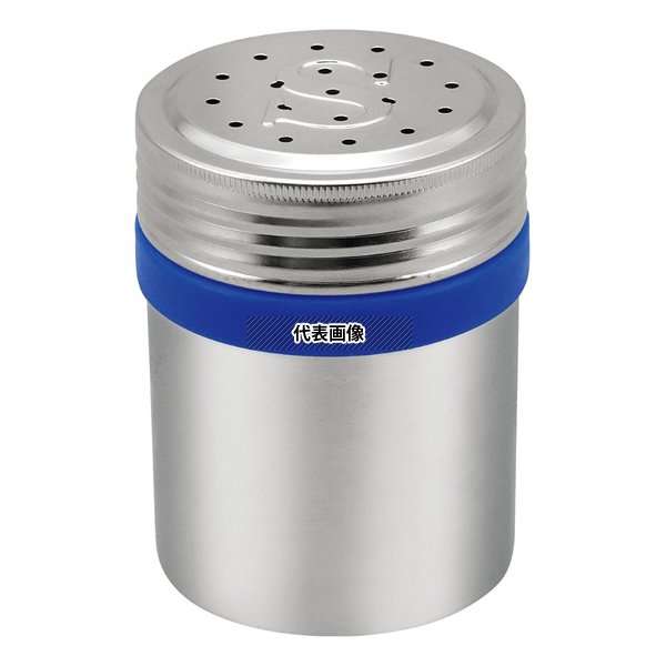 EBM 18-8 カラーバンド調味缶 ブルー S缶 No.0992320