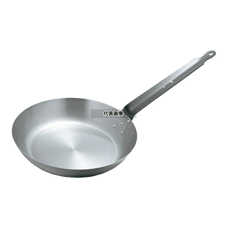 ファーストFACTORYの【2個セット】EBM(江部松) 鉄 フライパン 34cm 底径:230 No.0186200｜アングル2