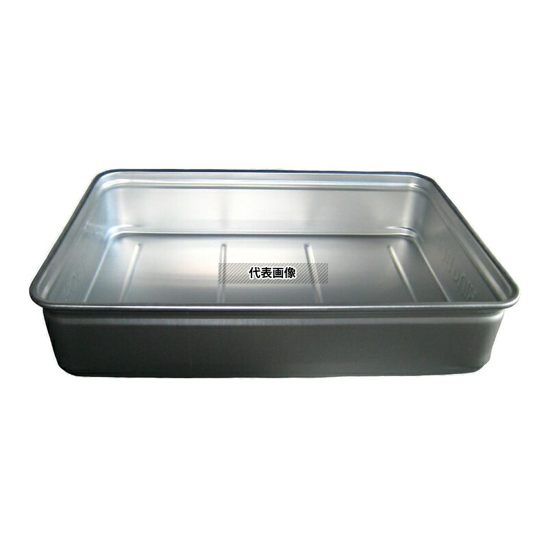 【10個セット】NAKAO(中尾) アルマイト キングボックス(番重) 大 110mm 約17.6L 55...