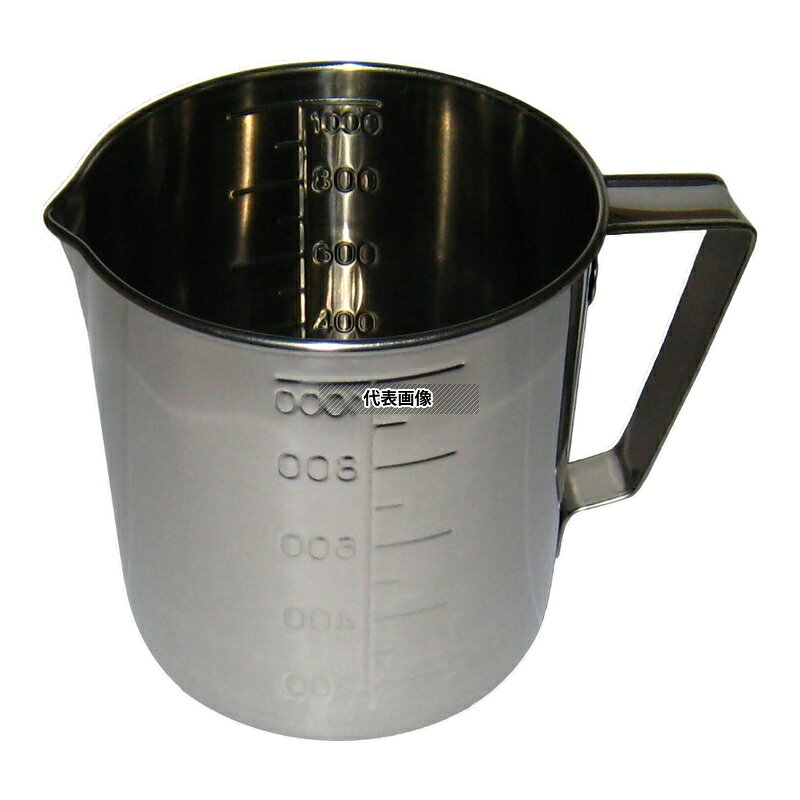 クローバー 18-8(ステンレス) 口付 計量水マス 1L φ110×H108mm 水マス No.0395200