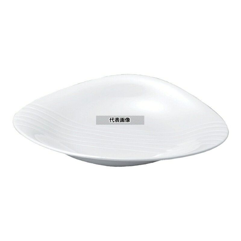 【2個セット】若泉漆器 ニューホワイト 菱形プレート 30cm 305×253×H53mm 皿 No.04...