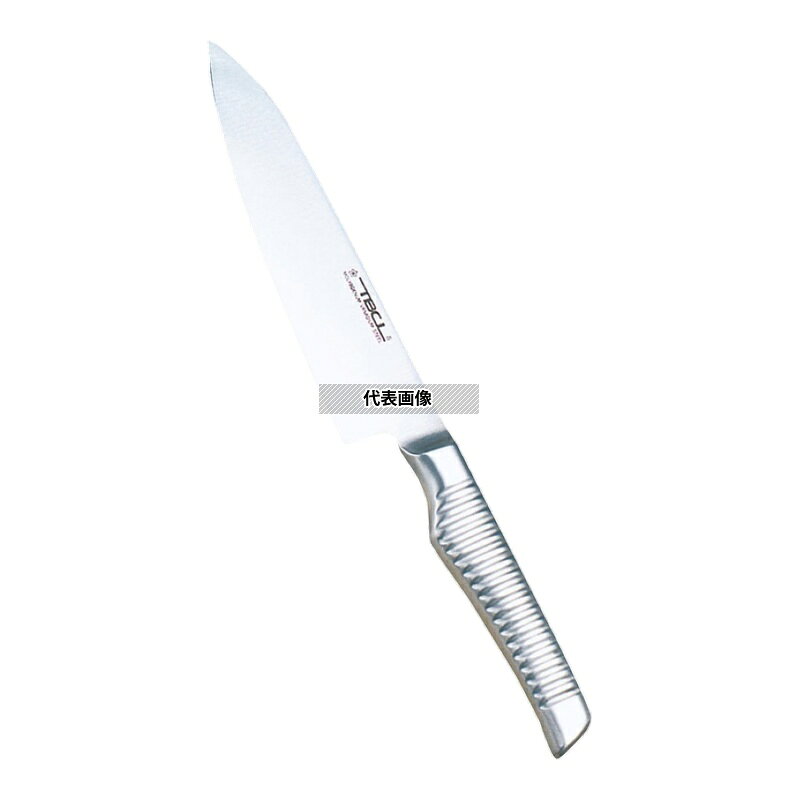 商品の特徴 TBCL オールステンレス 牛刀 21cm ●江戸時代の刀匠、善定藤原兼次に由来する関兼次刃物株式会社との共同開発により料理庖丁を完成。 ●刀身をハンドルで挟み込み熔接したため丈夫で折れにくく長持ちします。斬新なデザインで握りやすく、滑りにくい形状です。 ●両刃 ●背厚：1.8mm 製品仕様 ●英語商品名:TBCL All Stainless-Steel Gyuto Knife 21cm ●商品ブランドシリーズ:TBCL ●品名情報分解1 物:牛刀 ●品名情報分解3サイズ:21cm ●外寸:全長:340/ ●重量:152g ●板厚み:背:1.8 ●材質:刃部：モリブデンバナジウム鋼/ハンドル：18-8ステンレス鋼 ●洗浄機:○ ●刃渡り:21cm JANコード：4535840000041