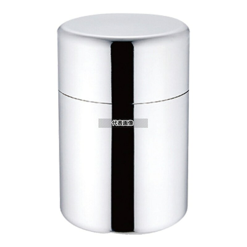ステンレス お茶缶 150g 019722 φ75×H110 お茶缶 No.3251301