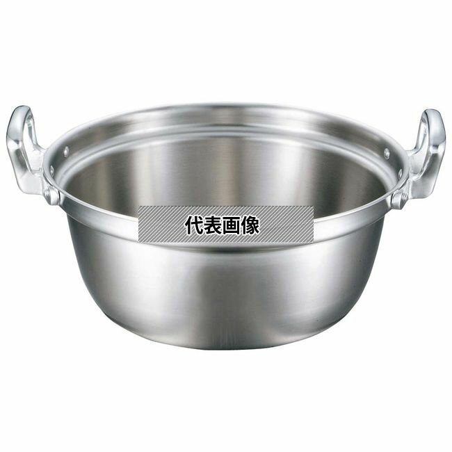 EBM(江部松) ビストロ 三層クラッド 料理鍋 27cm OD290×BD185 IH・ガス兼用鍋 No.4147100