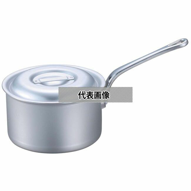 EBM(江部松) アルミ プロシェフ IH 深型 片手鍋 (目盛付) 18cm 2.8L φ197 No.8108300 IH/ガス兼用鍋