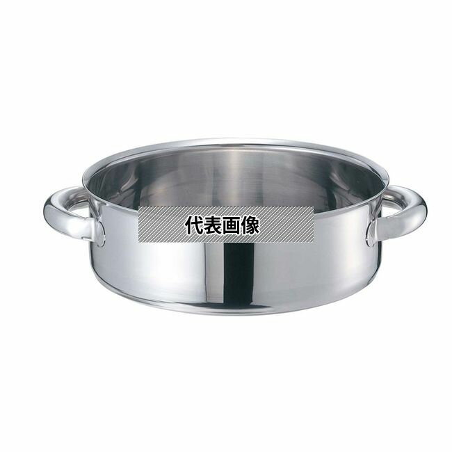 EBM(江部松) モリブデンジII 外輪鍋 30cm 蓋無 OD320×BD270 IH・ガス兼用鍋 No.8690200