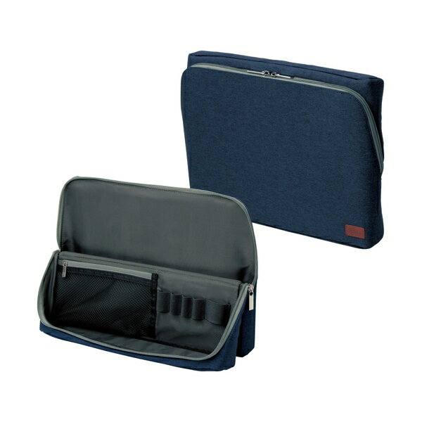 ソニック UT-1905-K ユートリム スマ・スタ ワイド A4 立つバッグインバッグ ネイビー