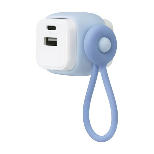 ソニック UL-6943-B USB充電器 USB-A&C ケーブルリング付ユートリムエル ブルー ソニック UL-6943-B USB充電器 USB-A&C ケーブルリング付ユートリムエル ブルー