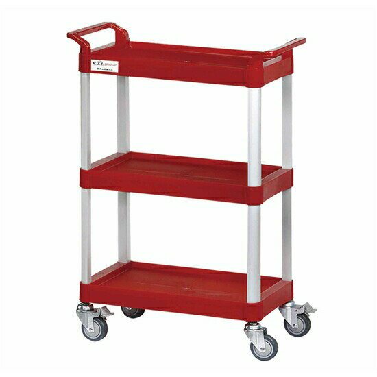 アイガーツールワゴン レッド 3段 168R